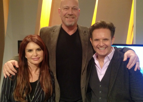 Drew with Roma Downey & Mark Burnett Drew with Roma Downey & Mark Burnett