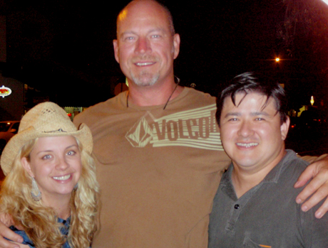 Drew & His Two Sponsor Children - Kerri Pomarolli & Ron McGehee