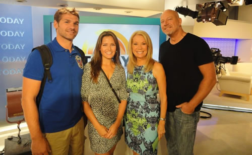 Kathie Lee Gifford & Drewâ€™s Friends<br>Chad & Marrie-Leigh<br /> On Set of NBCâ€™s TODAY Show, NYC - Sept 2013
